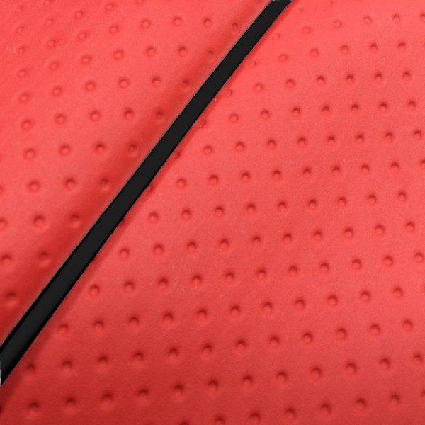 GRONDEMENT GRONDEMENT:グロンドマン 国産シートカバー 被せタイプ カラー：フルエンボスレッド/黒パイピング PCX125 初期 PCX125 EPSエンジン