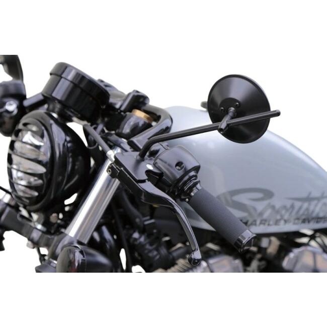 KIJIMA（キジマ） ラウンドミラー ロングシャフト 汎用 HARLEY