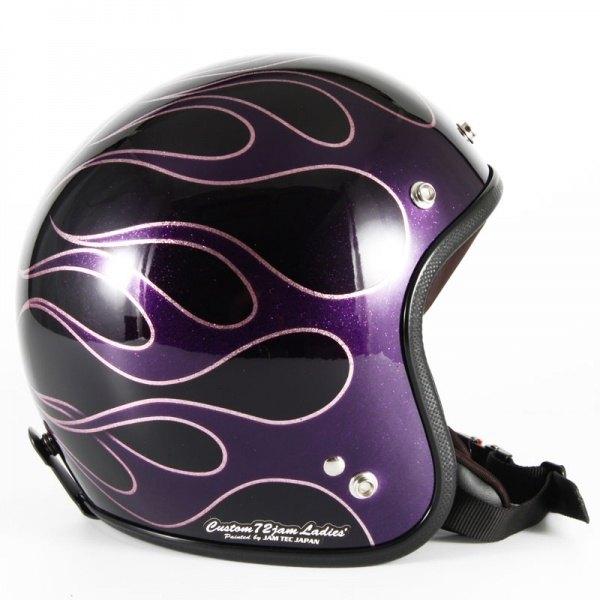 Custom 72 Jam ジェットヘルメット 72JAM JET HELMET 72JAM 72ジャム jamカスタムペイント flames