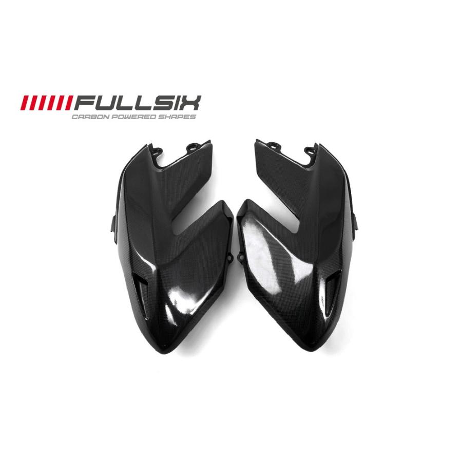 FullSix フルシックス サイドパネルセット 綾織り / クリアコート(艶あり) DUCATI ドゥカティ サイドカウル・サイドカバー カウル関連 外装