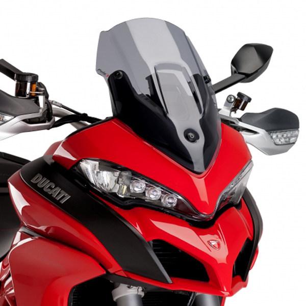 Puig プーチ レーシングスクリーン カラー：カーボン Multistrada 950 1200 Enduro 1200S 1260 1260S MultistradaV2 DUCATI ドゥカティ スクリーン 外装の画像