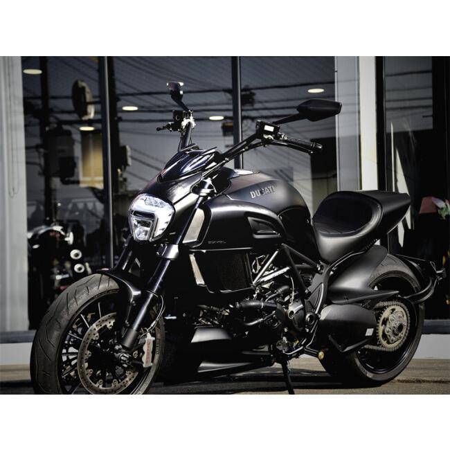 de LIGHT ディライト クルージングステアリングバー【フルセット】 DIAVEL [ディアベル] DUCATI ドゥカティ ハンドルキット ハンドルの画像