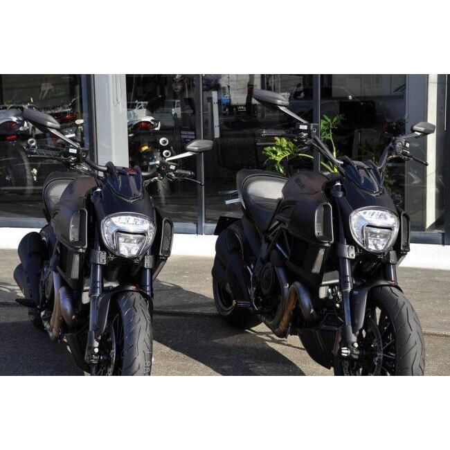 de LIGHT ディライト クルージングステアリングバー【フルセット】 DIAVEL [ディアベル] DUCATI ドゥカティ ハンドルキット ハンドルの画像