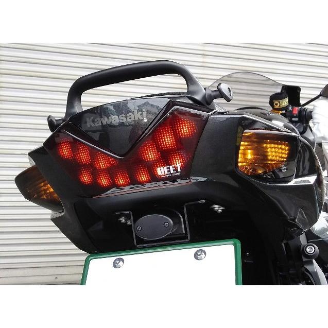 BEET ビート ブラックレンズカバーフルセット ZZR1400 (ZX-14 BEET ビート ブラックレンズカバーフルセット ZZR1400 (ZX-14