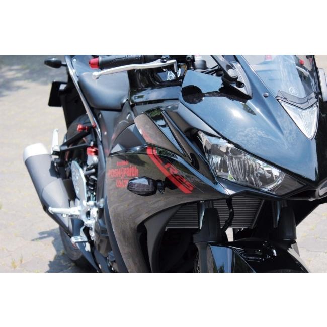 POSH Faith ポッシュ フェイス エアロLED+ライトウェイトLEDウインカー(LWL)キット カラー：メッキボディ/スモークレンズ YZF-R25 YZF-R3 YAMAHA ヤマハ 灯火類