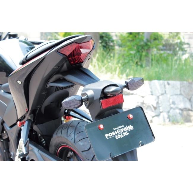 POSH Faith ポッシュ フェイス エアロLED+ライトウェイトLEDウインカー(LWL)キット カラー：メッキボディ/スモークレンズ YZF-R25 YZF-R3 YAMAHA ヤマハ 灯火類