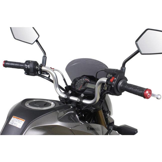 SP武川 SPタケガワ アルミハンドルパイプ カラー：ゴールド Z125 プロ KAWASAKI カワサキ ハンドルバー ハンドル