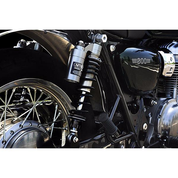 NITRON ナイトロン リアサスペンションツインショック TWIN R1シリーズ ベースカラー：タイタニアムツイン / スプリングカラー：ブラック ZRX400 足回り_4
