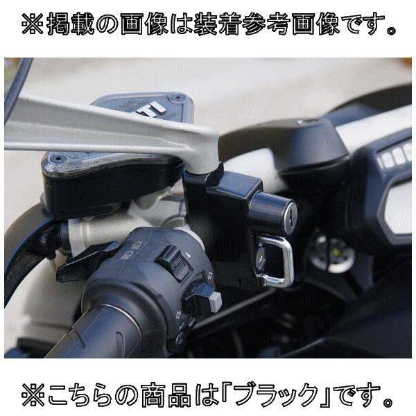 BABYFACE ベビーフェイス ヘルメットロック ミラーホルダータイプ キーシリンダーカラー：ブラック / ベースカラー：ブラック ヘルメット