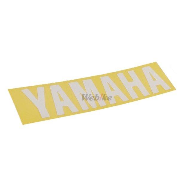 Y’S GEAR(YAMAHA) ワイズギア YAMAHAエンブレムセット サイズ：L (幅140mm×高さ32mm) / カラー：ホワイト ステッカー・デカール 外装 | ワイズギア | 02