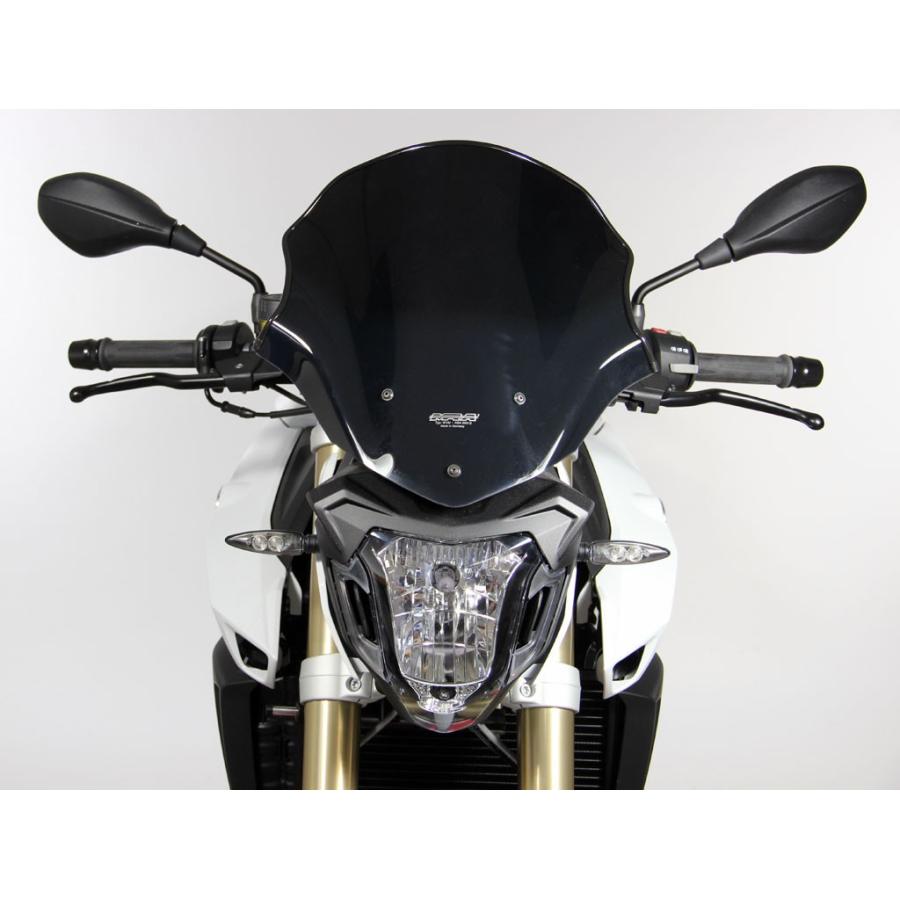 MRA - エムアールエー 映写幕 ツーリング 色つや：黒いこと／グラデーション絶無 F800R BMW 飾りつけ バイク-車、バイク、自転車-外装パーツ
