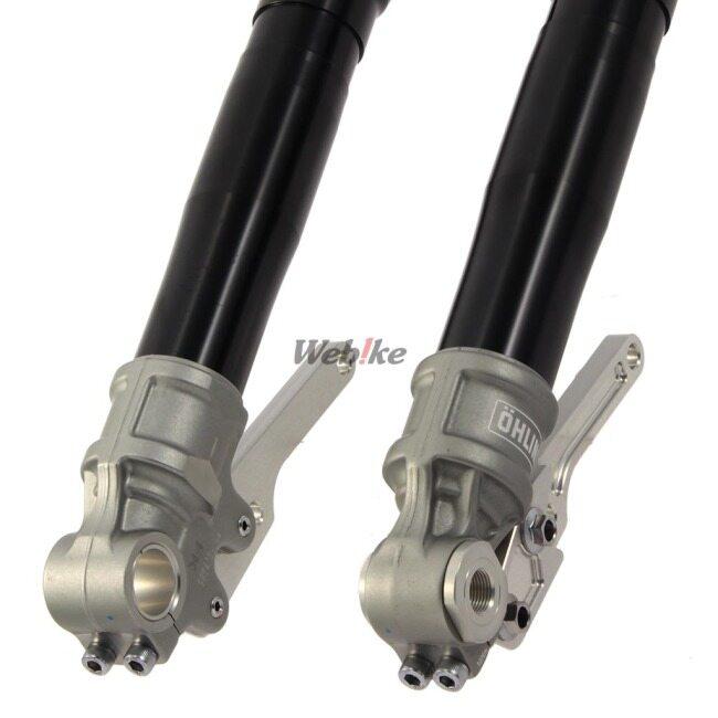 xjr1300 前期 43φフロントフォーク　オーリンズサス OHLINS（オーリンズ） 正立フロントフォーク RWU カラー：ブラック