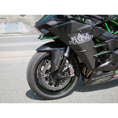 A-TECH エーテック フロントフェンダーSPL 素材：ドライカーボンケブラー(DCK) ニンジャ H2 H2R KAWASAKI カワサキ フロントフェンダー フェンダー関連 外装