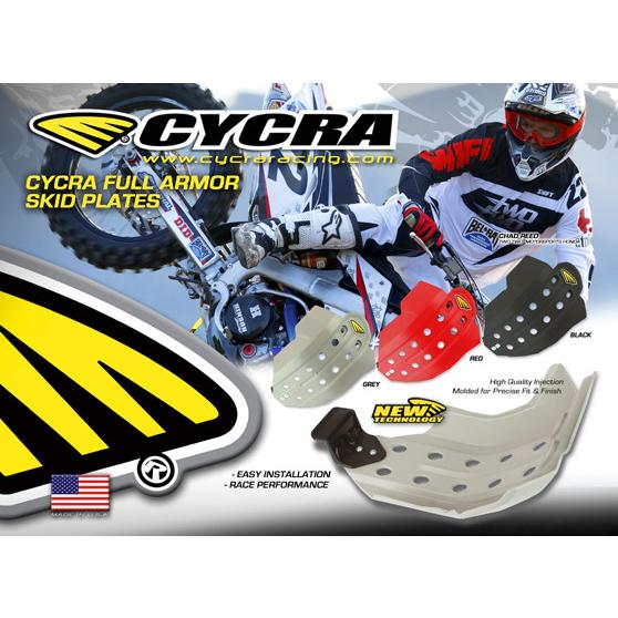 CYCRA サイクラ フルカバースキッドプレート カラー：ファクトリーグレー 2010-2016 CRF250R HONDA ホンダ アンダーガード・スキッドプレート フレーム_4