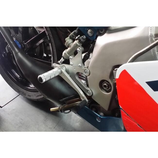 WR’S ダブルアールズ バトルステップ 1ポジションタイプ カラー：シルバー NSR250R HONDA ホンダ バックステップ ステップ 足回り