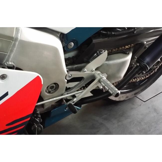 WR’S ダブルアールズ バトルステップ 1ポジションタイプ カラー：シルバー NSR250R HONDA ホンダ バックステップ ステップ 足回り