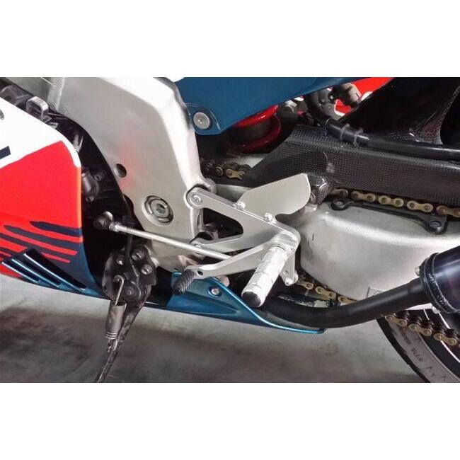 WR’S ダブルアールズ バトルステップ 1ポジションタイプ カラー：シルバー NSR250R HONDA ホンダ バックステップ ステップ 足回り