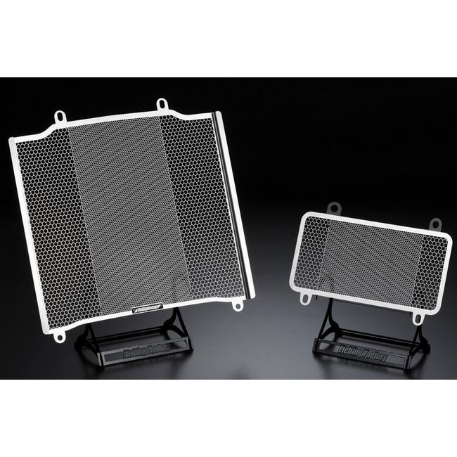 ETCHING FACTORY エッチングファクトリー ZZR1100-D型(93-01)用 ラジエター＆オイルクーラーガードセット ZZR1100/ZX-11 KAWASAKI カワサキ 冷却関連 エンジン | ブランド登録なし