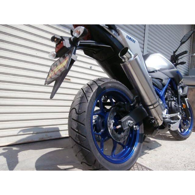 STING R&D スティングアールアンドディー MT-25用 チタンスリップオン カラー：陽極酸化チタン MT-25 YZF-R25 YAMAHA ヤマハ スリップオンマフラー | STING R＆D