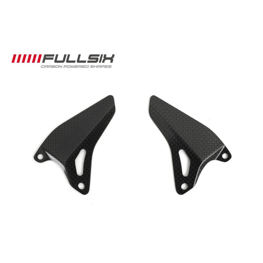 FullSix フルシックス ヒールガード左右セット(ホールあり) 平織り / マットコート(艶なし) 848 1098 1198 DUCATI ドゥカティ ヒールガード ステップ 足回り