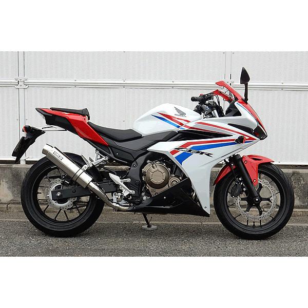 WR’S ダブルアールズ リアエキゾーストスリップオンマフラー サイレンサー：ステンレス CBR400R HONDA ホンダ スリップオンマフラー マフラーの画像