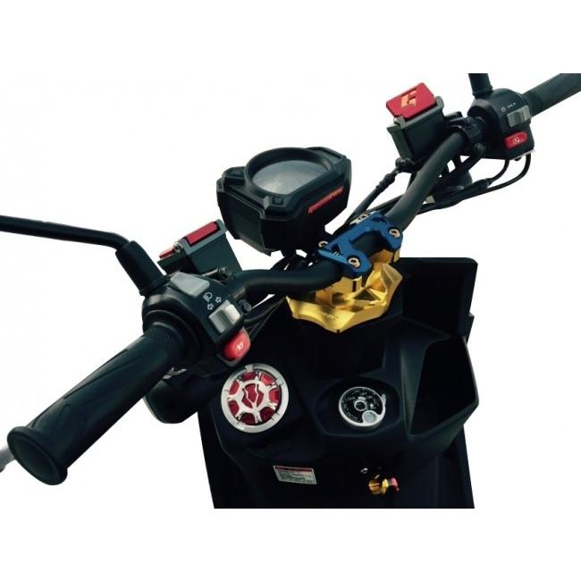 ブランド登録なし - Go Works ゴーワークス いの一番ブリッジ回路 色つや：チタニウム BWS R(中華民国) YAMAHA ヤマハ 手持ち部分境界線の外側部分品 手持ち部分 バイク-トップブリッジ-ハンドル