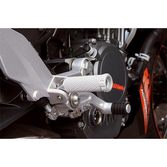 MotoCrazy モトクレイジー アルミステップ M カラー：ホワイトアルマイト 1290 SUPER DUKE R KTM フットペグ ステップ 足回り_1