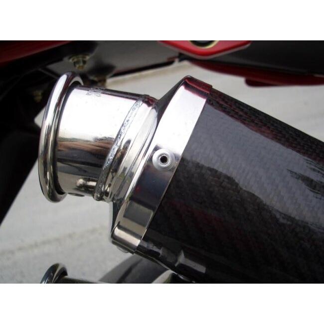 SPARK EXHAUST スパーク マフラー ROUND スリップオンマフラー 2本出し タイプ：キャタライザー付き Monster S4R (07-08) S4RS (06-08) DUCATI ドゥカティ_5