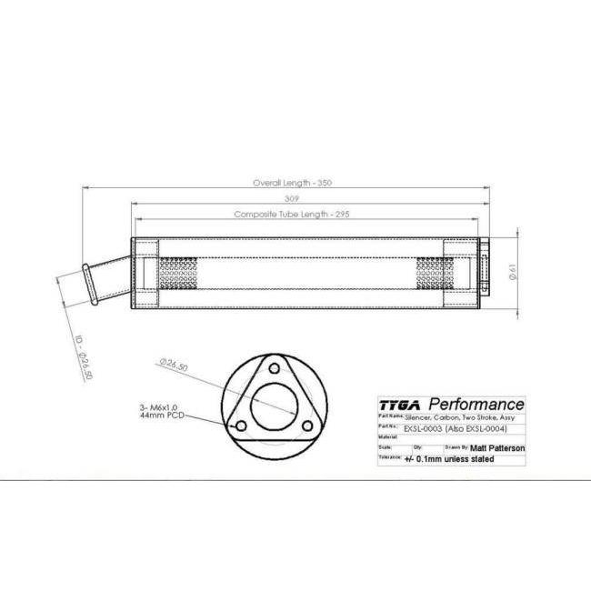 TYGA Performance（タイガパフォーマンス） サイレンサー アルミ 2