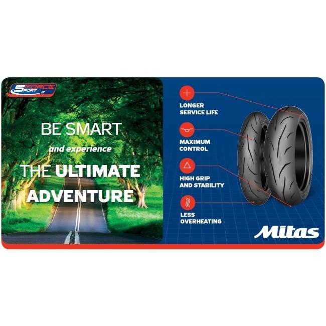 MITAS オフロードタイヤ　2本セット mitas ミタス SPORT FORCE+ 【110/70ZR17 (54W) TL】 スポーツフォース