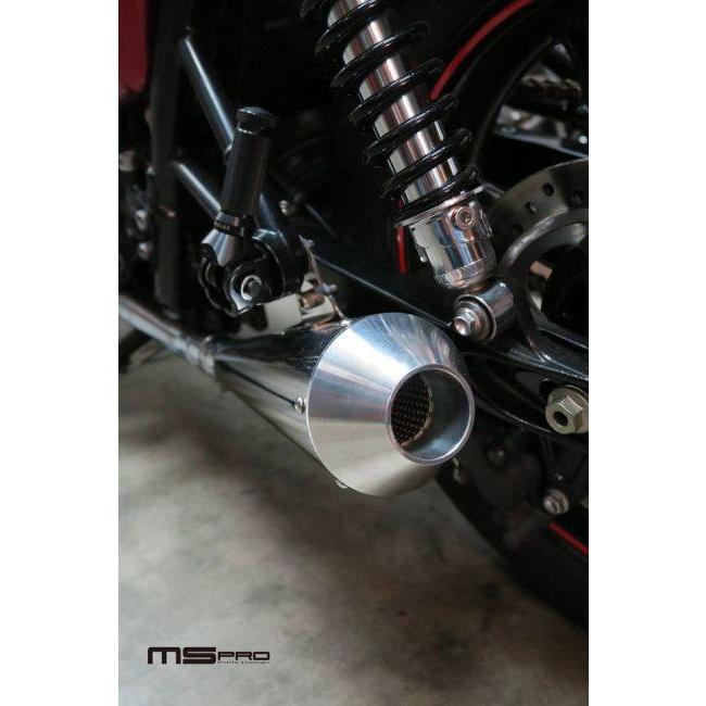 MSPRO エムエスプロ スリップオンサイレサー 素材：ステンレス T100 TRIUMPH トライアンフ スリップオンマフラー マフラー_4