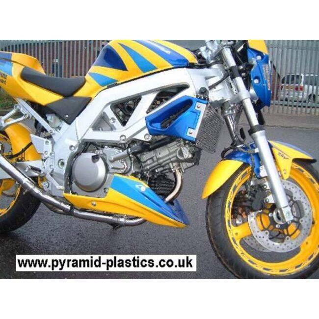Pyramid Plastics ピラミッドプラスチック アンダーカウル/スポイラー(Belly Pan／Spoiler) カラー：Blue Candy Napoleon YHJ SV650 N SUZUKI スズキ 外装_2
