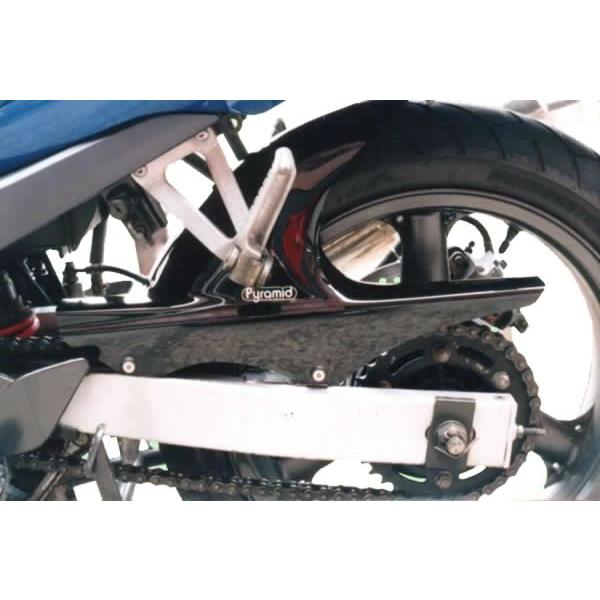 PYRAMID PLASTICS - Pyramid Plastics 金字塔可塑性物質 後押しどろ除け(Hugger) 手あい：Gloss Black ZR7 ALL KAWASAKI カワサキ 後押しどろ除け どろ除けかかわり合い 飾りつけ 外装パーツ-車、バイク、自転車-リアフェンダー