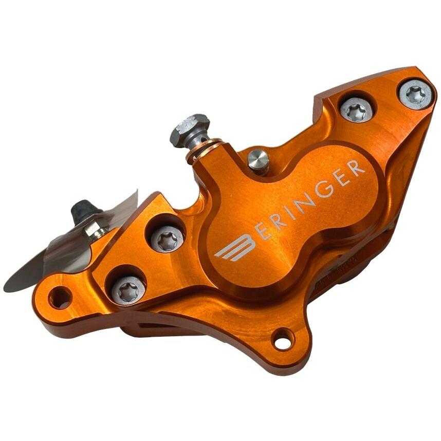 @*様 BERINGER ブレーキキャリパー オレンジ 2個セット バイク BERINGER ブレーキキャリパー オレンジ 2個セット