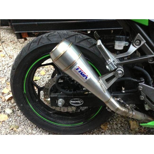 TYGA PERFORMANCE タイガパフォーマンス エキゾーストパイプセット スリップオン ニンジャ250R ニンジャ300 KAWASAKI カワサキ スリップオンマフラー マフラー_4