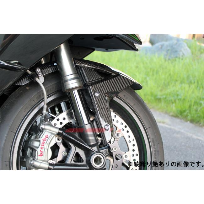 SPEEDRA スピードラ フロントフェンダー ドライカーボン タイプ：平織り艶消し NINJA H2 SX/SE H2/H2R ZX-10R KAWASAKI カワサキ フェンダー関連 外装 | SPEEDRA | 02