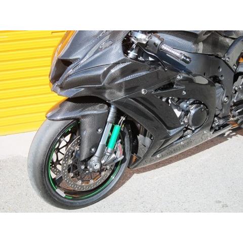 A-TECH エーテック フロントフェンダー SPL 素材：FRP／白(FW) ZX-10R KAWASAKI カワサキ フェンダー関連 外装_2