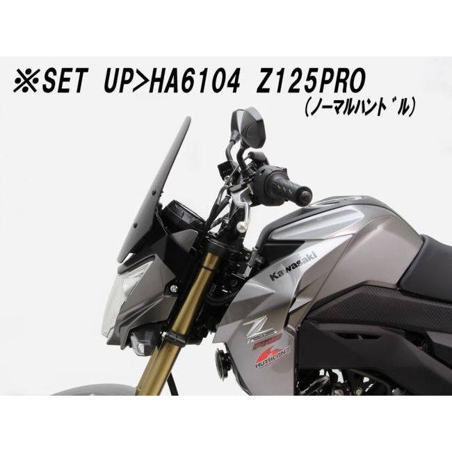 HURRICANE（ハリケーン） スクリーン Z125 プロ KAWASAKI カワサキ