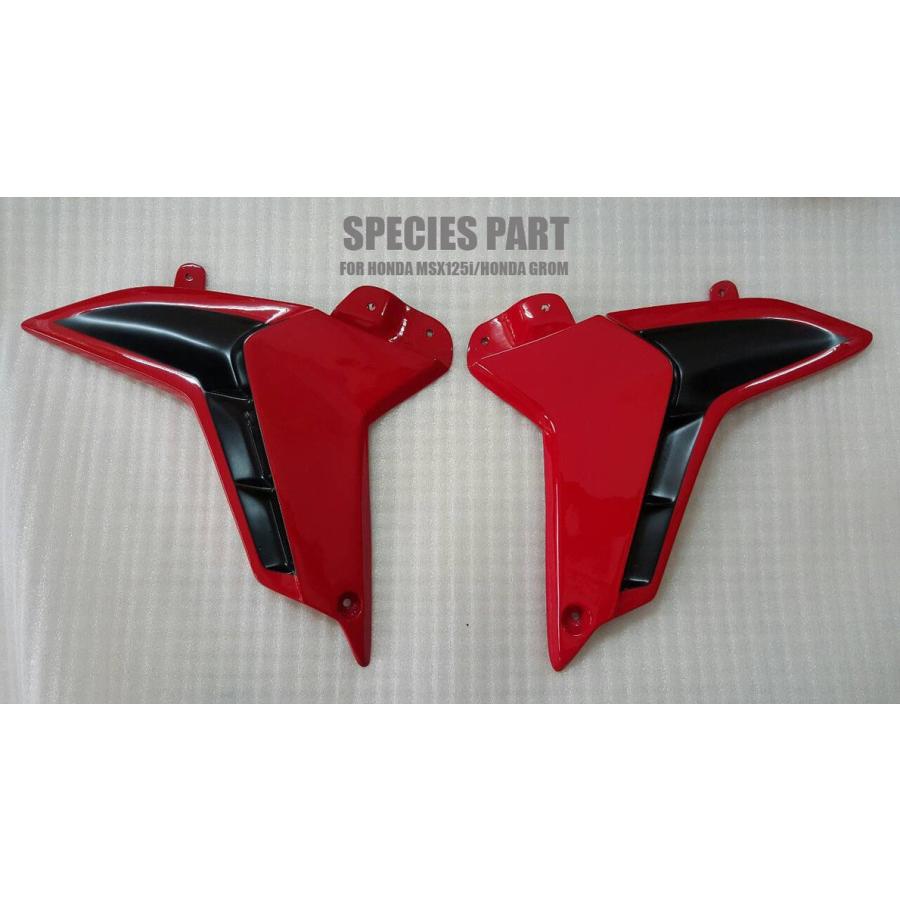 STORM AEROPARTS ストームエアロパーツ サイドカバー カラー：Red msx 125i grom HONDA ホンダ サイドカウル・サイドカバー カウル関連 外装