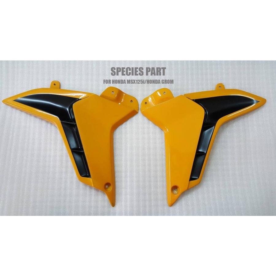 STORM AEROPARTS ストームエアロパーツ サイドカバー カラー：Yellow msx 125i grom HONDA ホンダ サイドカウル・サイドカバー カウル関連 外装