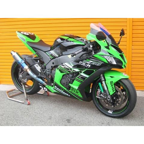 A-TECH エーテック エアロスクリーン タイプR スクリーンカラー：アクアパープル / ベース素材：FRP／黒(FB) ZX-10R KAWASAKI カワサキ スクリーン 外装 | A-TECH | 03