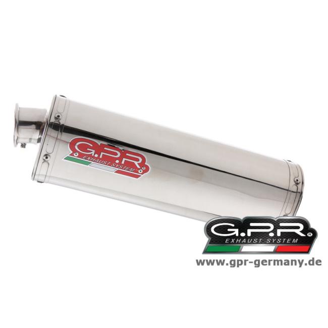 GPR ジーピーアール TREVALE STEEL (Honda CBF600 S IU 2007-12 SLIP ON EXHAUST MUFFLER WITH KAT) スリップオンマフラー CBF600S HONDA ホンダ マフラー_1