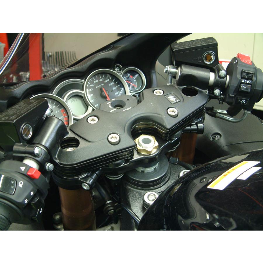 POSH Faith ポッシュ フェイス ポジションアップスペーサー カラー:ブラック GSX1300R ハヤブサ(隼) SUZUKI スズキ ハンドルアップスペーサー ハンドル