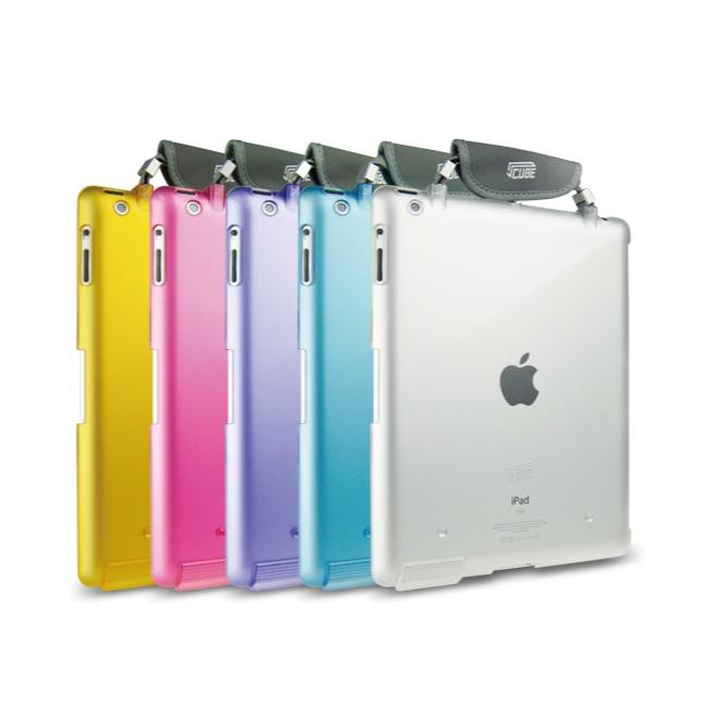 Intuitive Cube イントゥイティブキューブ XZケース iPad 2/3/4用 ポータブルプロテクティブシェル カラー：Matt Transparent RED｜webike02