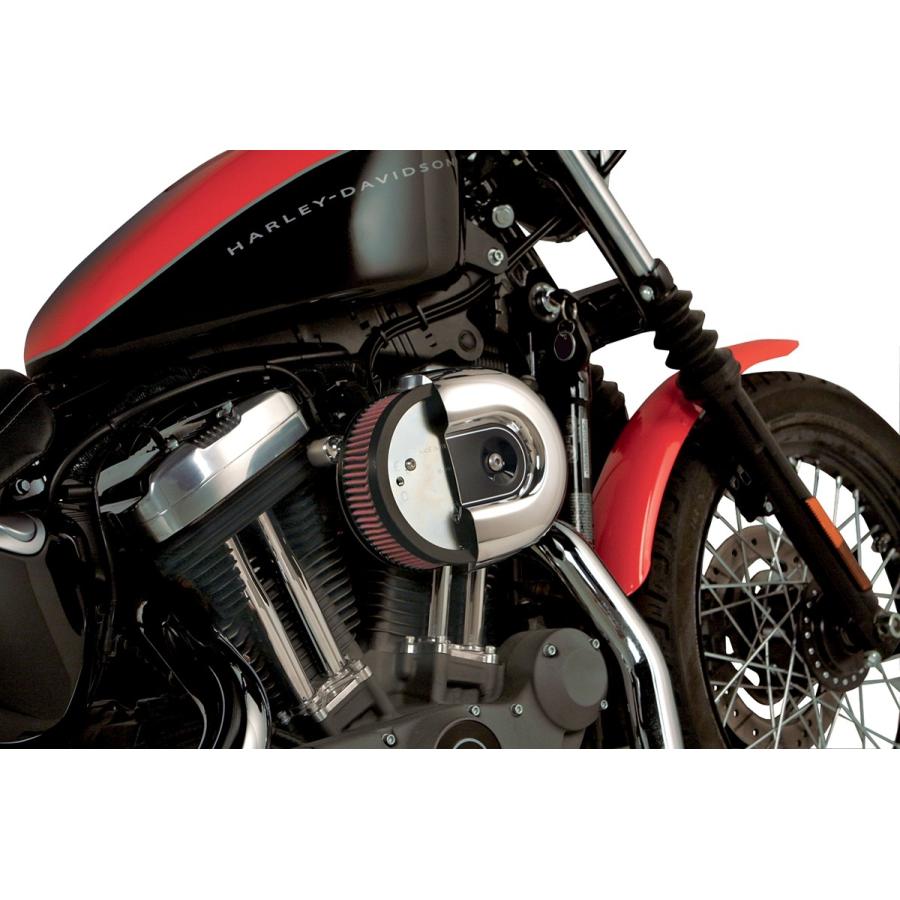 ARLEN NESS アレンネス エアクリーナーキット ビッグ カバー付き プレーン XL STK CV 用 【BIG SCKR PLAIN】 HARLEY-DAVIDSON ハーレーダビッドソン 吸気関連