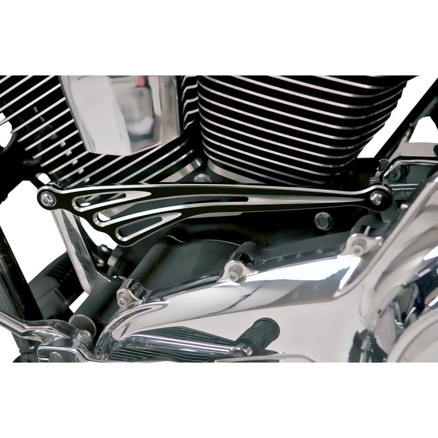 ARLEN NESS アレンネス シフトロッド ディープカット フラット【SHIFT ROD D／C FLAT】 COLOR：Black (FINISH：Anodized) その他ステップオプション・補修部品