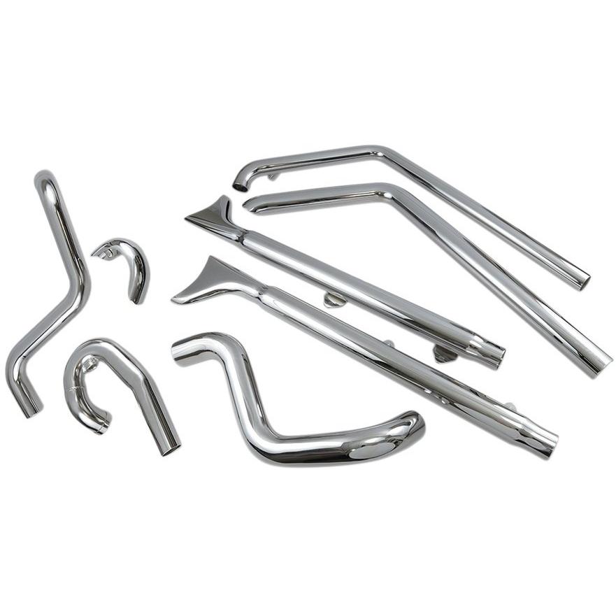 BASSANI バッサーニ Fishtail True Dual Exhaust System with Baffles
