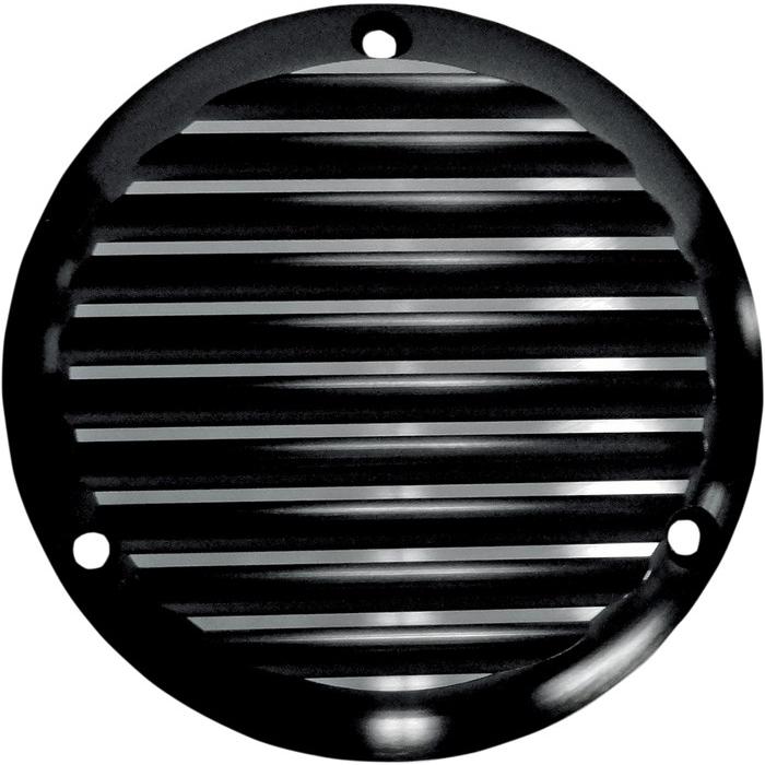 JOKER MACHINE ジョーカーマシーン ダービーカバー3-H フィン ブラック 【COVER DRBY3-H FINNED BLK [1107-0209]】 HARLEY-DAVIDSON ハーレーダビッドソン