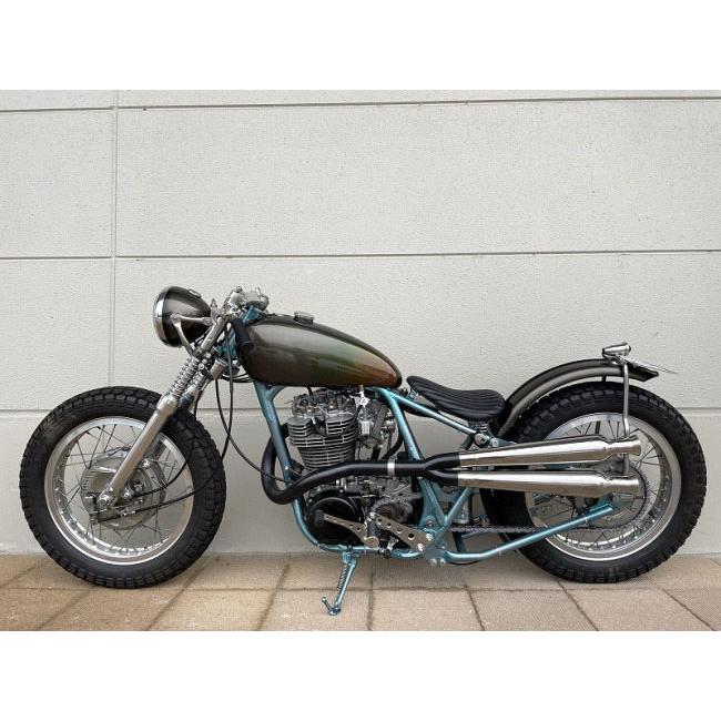 スーパーカブリジットサス バイク紹介】リジットフレームのイカしたカスタム。これぞ究極の