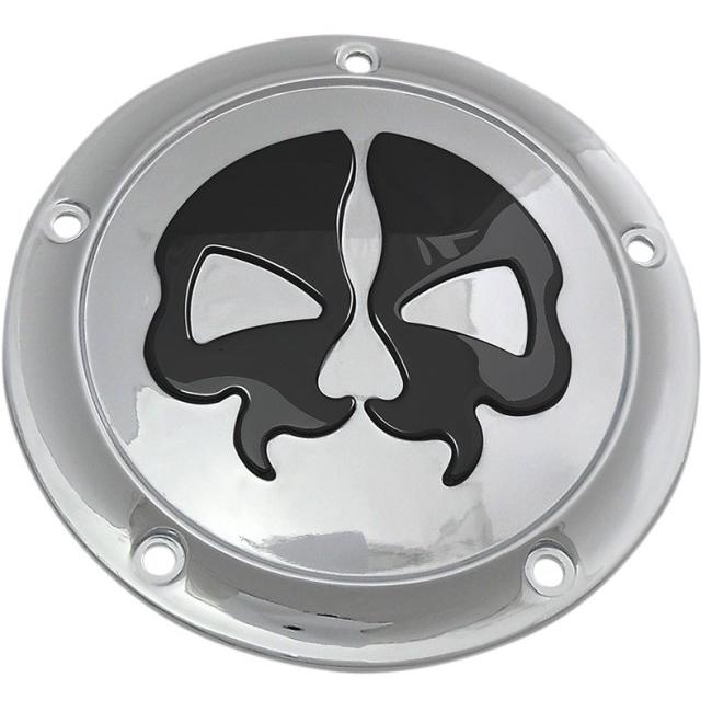 Drag Specialties - ドラッグスペシャリティーズ Split Skull Derby Cover［1107-0546］ HARLEY-DAVIDSON ハーレーダビッドソン クランクケースカバー 発動機